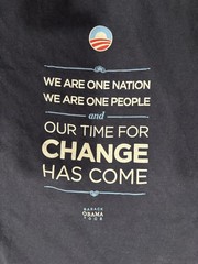 Vintage Obama Biden T Shirt Sz M/L Change Can Happen Political Y2K