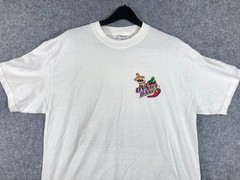 Hanes San Antonio Fiesta Clambake T-Shirt Mens L White Cotton 2003 Vintage