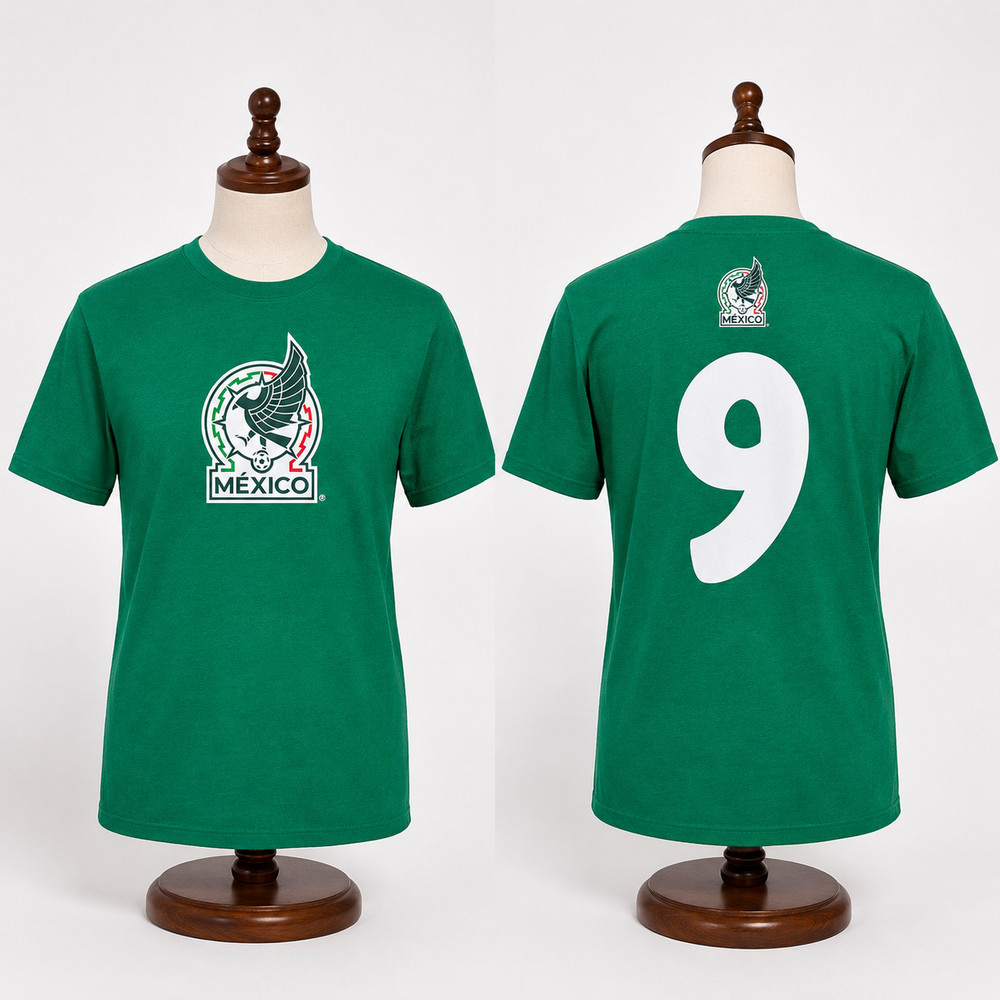 2026 Tournament Custom Number Mexican Heritage T-Shirt Soccer Football Shirt
