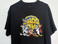 Vintage Warner Bros Hollywood Studio Tour 2006 Looney Tunes Black T Shirt Size L