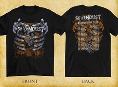2 Sides Sevendust Band Summer Tour 2010 Shirt Black Unisex S 5XL