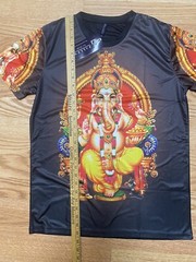 Lord Ganesh Shri Ganesha Hindu Chakra Men Women Unisex T-shirt S/M polyester