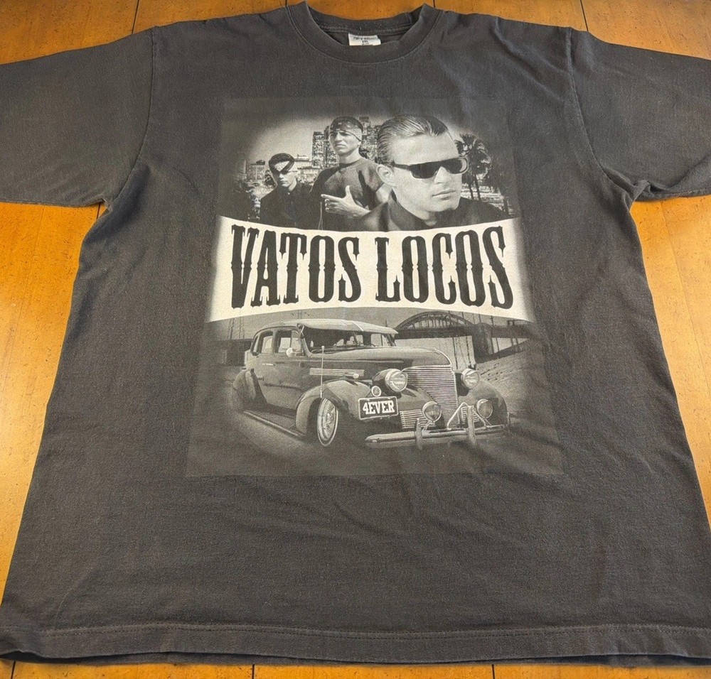 Vatos Locos Shaka Wear Super Max Heavy Mens 2XL T Shirt Streetwear Essential Vtg