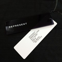 REPRESENT Essential LongSleeve T-Shirt LS Black Small (S) 100% Cotton