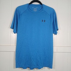 Under Armour Mens Tech Tee Blue Short Sleeve Training Shirt 1326413 Medium