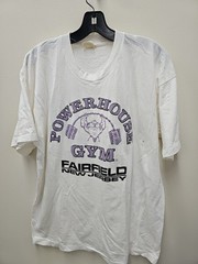 Vintage Powerhouse Gym T-Shirt Mens Xl USA Fairfield New Jersey Bodybuilding