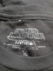 My Hero Acadamia NWT Graphic Tshirt Black Short Sleeve Men’s Size XL Cartoon