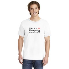 Flat-Six Engine Graphic T-Shirt – Boxer Engine Art Tee, Gift for Air-Cooled Fan