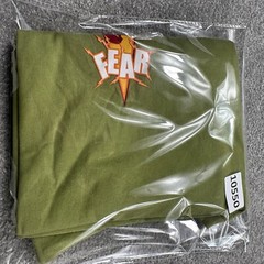 Disney Store The Incredibles Fear T Shirt Adult Size Large Green Short Sleeve