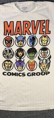 Marvel Comics Group Superhero T Shirt Mens Small White Graphic Avengers Tee