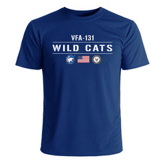 VFA-131 Wild Cats US Navy Squadron T-Shirt Officially Licensed