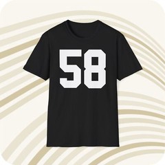 Jack Lambert #58 Pittsburgh Steelers Jersey T-Shirt – Front & Back Print