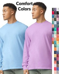 Comfort Colors Unisex Garment-Dyed Heavyweight Long Sleeve T-Shirt – 6014 Color