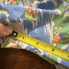 Polo Ralph Lauren All Over Print Hula Girl Hawaiian Shirt Pocket Tee Size Large