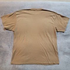 Vintage 80s 90s Soffe Blank T-Shirt Mens 2XL Brown Made in USA Retro Skater Tee