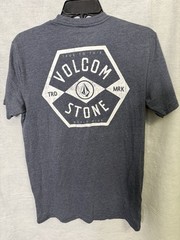 Volcom Stone Men’s NWT Gray Heather Short Sleeve Tee Size Small