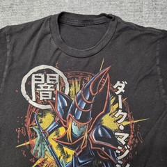 Yu-Gi-Oh Dark Magician Graphic T Shirt Men’s Small Black Anime Manga ©1996