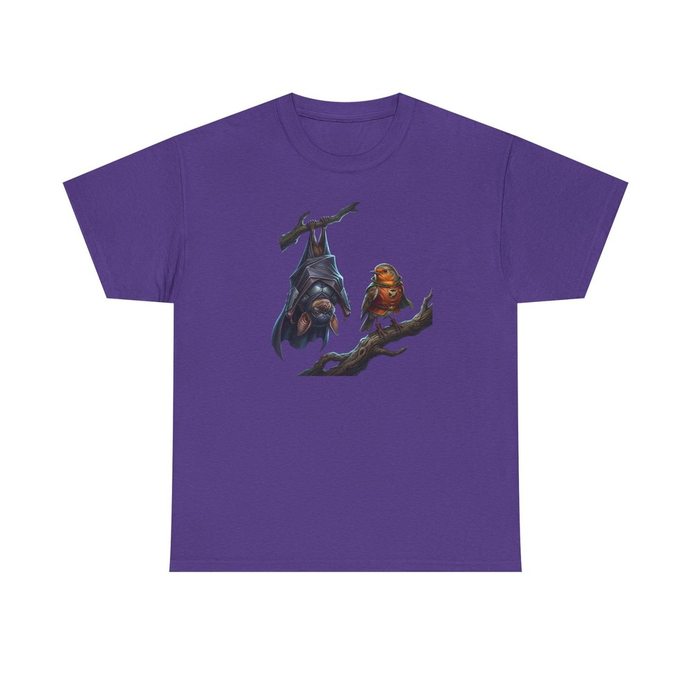 bat and robin-Unisex Heavy Cotton Tee