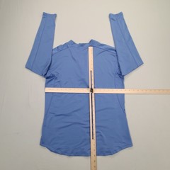 Asics Shirt Mens Extra Large Blue Semi Fitted Made In USA Performance