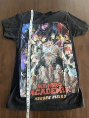 My Hero Academia Shirt Mens XSmall XS Black Short Sleeve Anime Heroes Rising Men