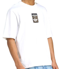 NEW MEN’S ADIDAS ORIGINALS LEOPARD LOGO TREFOIL TEE SHIRT ~SIZE MEDIUM #JV7570