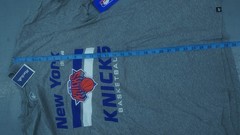 NEW YORK KNICKS BASKETBALL EST 1946 47 T-SHIRT GREY SIZE LARGE NEW WITH TAGS