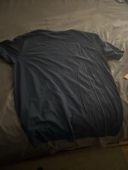 NWT George Men’s L 42/44 Blue Short Sleeve Moisture Wicking Crewneck Tee Shirt