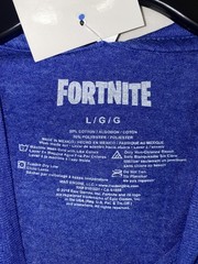Fortnite Shirt Mens Large Blue Emote Dances Video Game Graphic Tee T-Shirt
