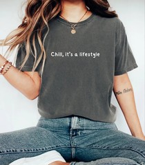 Chill Lifestyle Comfort Tee Relaxed Fit Soft Cotton Shirt