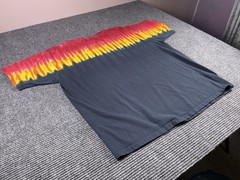 Hand Dyed by Sundog Men’s Graphic T Shirt Size XXL Black Red Yellow Dog Graphic