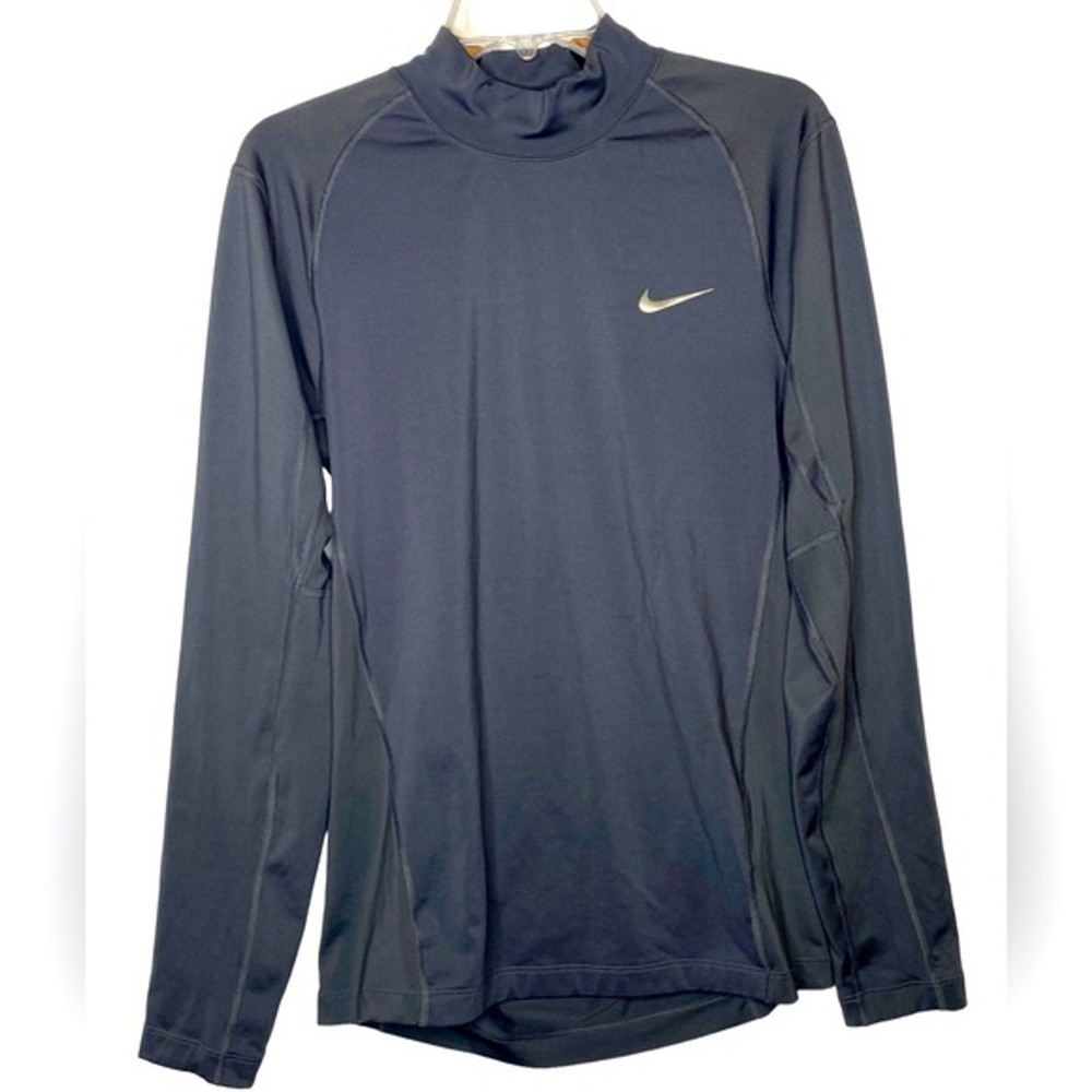 Nike Tiger Woods Collection Drifit Mock Neck Shirt Sz S G2U