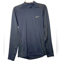 Nike Tiger Woods Collection Drifit Mock Neck Shirt Sz S G2U