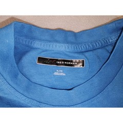 Greg Norman Pocket Tee Mens XL Blue Excellent Play Dry Shark Logo Golf Shirt