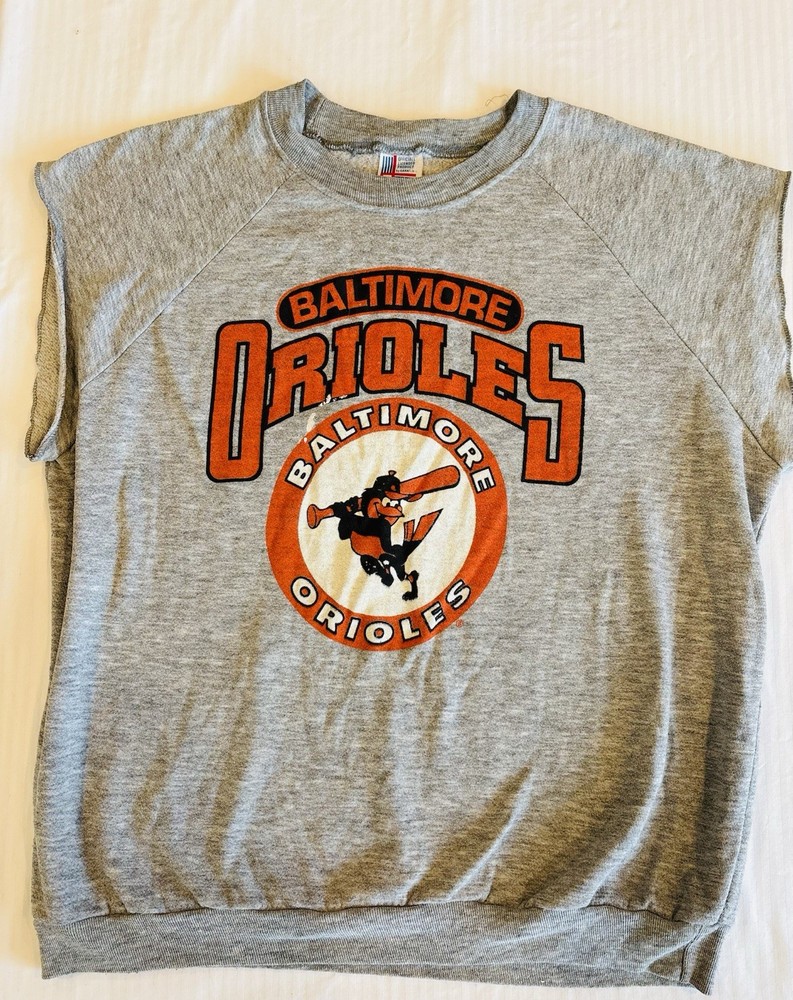 True Vintage 1970’s Baltimore Orioles MLB Baseball T Shirt Size XL Made In USA