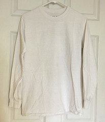 Lady Gaga T- Shirt Size Adult Small Long Sleeve White JOANNE ALBUM 2016