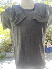 A4 N3165 Men’s Performance T-Shirt XXL Gray Long Sleeve Polyester Cooling Dri-Fi