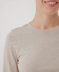 Pact Women’s Cool Stretch Fitted Long Sleeve Tee 3X-Large Oat Heather