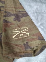 Grunt Style Shirt Mens 3XL Green Camo Short Sleeve Your Feelings Graphic Funny