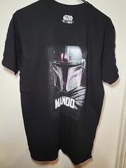 Star Wars The Mandalorian Mando Helmet Adult Graphic T-Shirt for Men M