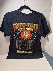 Rob Zombie T-shirt 2023 Freaks on Parade Concert Tour Double Sided Medium
