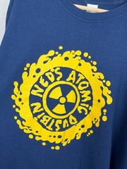 Ned’s Atomic Dustbin Rock Band Vintage Long Sleeve T-shirt Size XL Navy Blue