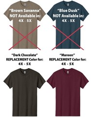 Gildan Heavy Cotton Men’s Crew T-Shirts Multipack (6 Pack)