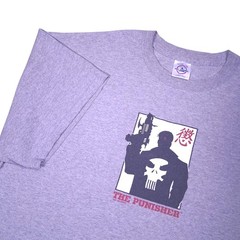 Vintage 90s The Punisher Marvel Comics T Shirt Mens Size XL Gray Skull 1999