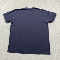 Polo Sport Ralph Lauren Shirt Mens Large V-Neck Cotton Navy Blue Preppy Casual