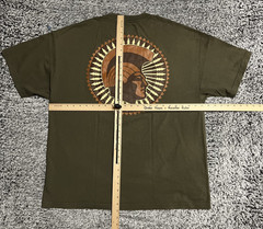 Defend Hawaii Shirt Adult 2XL XXL Army Green Short Sleeve Hawaiian Helmet Casual