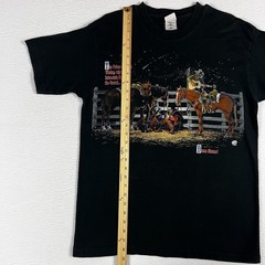 Vintage 90’s Cowboy Horse T-Shirt Size Large Made In USA Single Stitch 1995