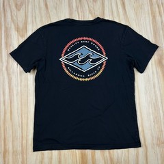 Billabong Premium T-shirt Men S Black Graphic Print Logo Surf Skate Distressed