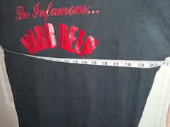 Mobb Deep T Shirt Black Red Graphic Hip Hop Rap Tee Mens M/L Tagless