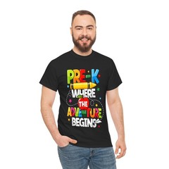 Pre-K Where The Adventure Begins Teacher T-Shirt