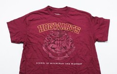 Loot Crate Unisex Adult’s Hogwarts Short Sleeve Tee Shirt EJ1 Maroon Medium
